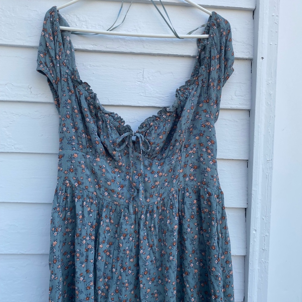 Aeropostale Blue Floral Mini Dress